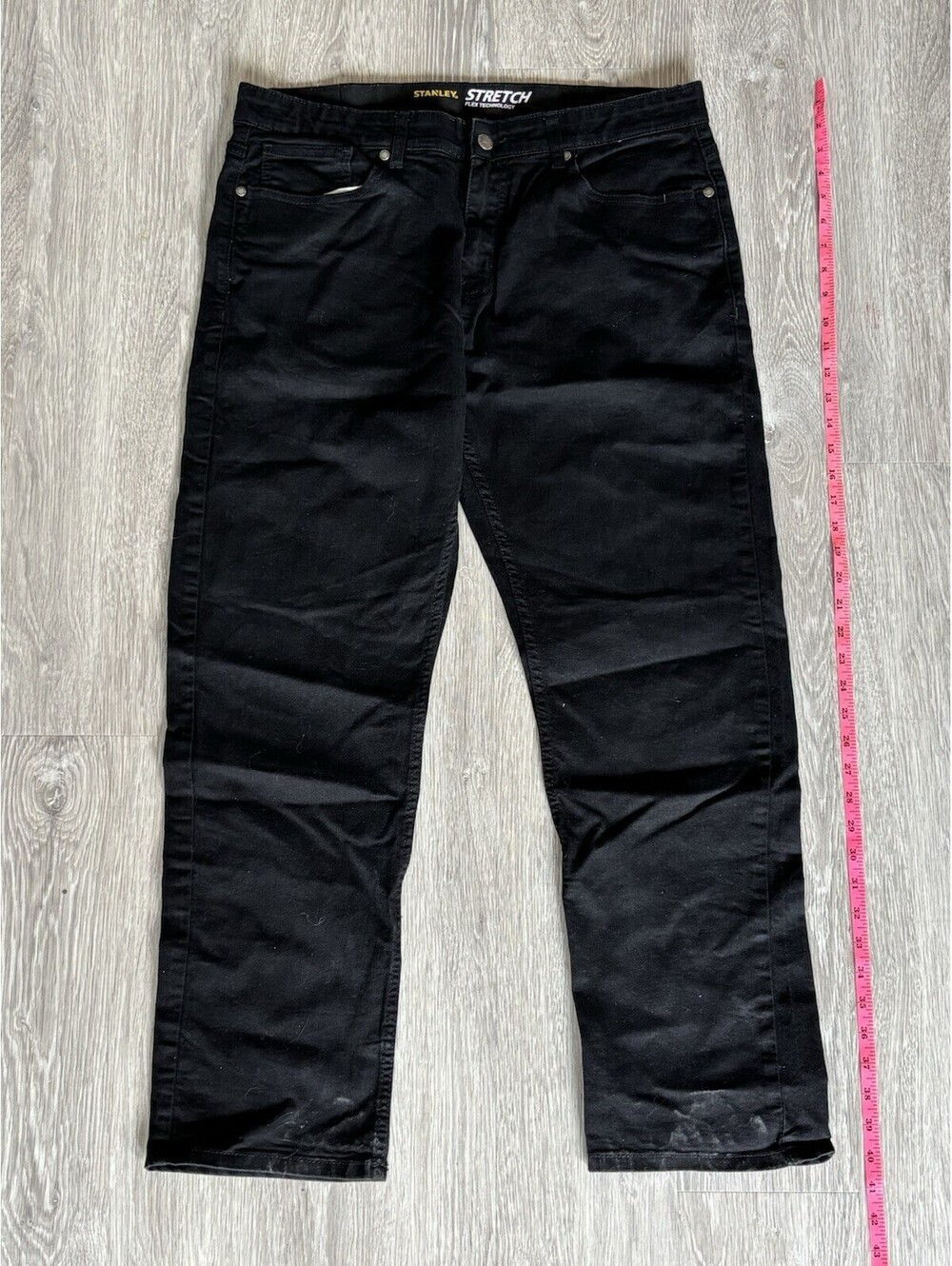 Stanley Workwear Men's Stretch Canvas Utility Pants Black Flex Technology 36x30